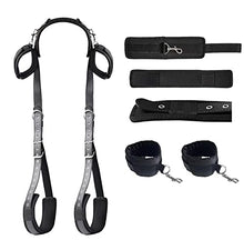 Load image into Gallery viewer, Sex Bondage Restraints kit, Neck to Wrist and Ankle BDSM Leather Suit,Complete Set Adjustable Sex Bondage Gear, BDSM Sex Toy for Couples Games
