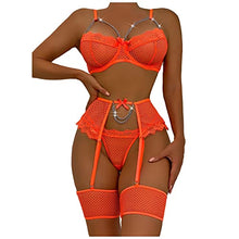 Load image into Gallery viewer, lingerie for women for sex play plus size lingerie sleepwear nightgown clubwear sex toys for couples sex sex things for couples kinky sex stuff for couples kinky adult sex toys h142 (Orange, L)
