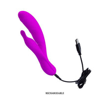 Load image into Gallery viewer, Pretty Love Bliss Rechargeable Rabbit 30 Function, Purple
