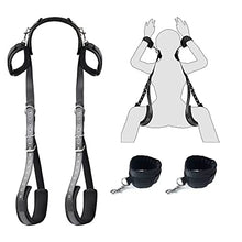 Load image into Gallery viewer, Sex Bondage Restraints kit, Neck to Wrist and Ankle BDSM Leather Suit,Complete Set Adjustable Sex Bondage Gear, BDSM Sex Toy for Couples Games
