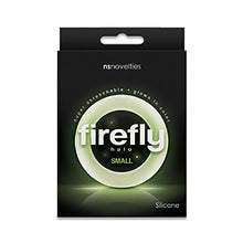 Load image into Gallery viewer, Firefly Halo Small Cock Ring (Clear) with Free Bottle of Adult Toy Cleaner
