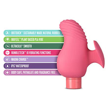 Load image into Gallery viewer, Blush Gaia Eco Love Plant-Based 3&quot; Waterproof Multifunction Powerful Vibrator in Coral Sustainably Made of BioTouch &amp; BioFeel Worlds First Plant Based Vibe for Vagina Anal Play Adult Sex Toy Couples
