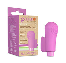 Load image into Gallery viewer, Blush Gaia Eco Delight Plant-Based 3&quot; Waterproof Multifunction Powerful Vibrator in Purple Sustainably Made of BioTouch &amp; BioFeel Worlds First Plant Based for Vagina Anal Pleasure Adult Sex Toy
