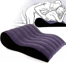 Load image into Gallery viewer, titivate Inflatable Pillow PVC Flocking Magic Pillow Travel Cushion Body Support Pillow for Couples Posture Assistance, Body Positioning
