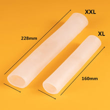 Load image into Gallery viewer, SiliconeSleeves for Penis Extender/Stretcher/Hanger/Penis Pump /Stretcher Enlarger Vacuum Replacement Accessories Replacement (Straight Transparent XLXXL)
