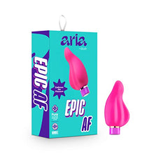 Load image into Gallery viewer, Blush Aria Epic AF Silicone Vibrator - RumbleTech Rumbly 10 Vibration Settings - IPX7 Waterproof and Easy to Clean - Curved to Fit Against Body Perfectly for Pleasure - Sex Toy for Her and Couples
