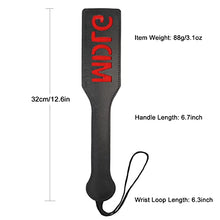 Load image into Gallery viewer, VENESUN MDLG Mommy Dom/Little Girl Spanking Paddle, 12.6inch Faux Leather SM Toys for Adults BDSM Play, Black
