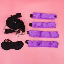 Load image into Gallery viewer, PRETYZOOM 13pcs Bed Restraint Toy SM Bondage Whip Eye Couples Play Games for Cosplay Stimulators Couple Pleasure Toy Black Purple
