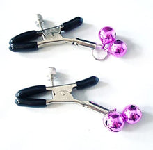 Load image into Gallery viewer, Adjustable Metal Nipple Clamps 5912 Entertainment Clip for Women Non-Piercing Nipplerings Clip On Nipple Rings Decorative Clip for Clothing Accessories-1
