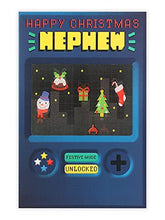 Load image into Gallery viewer, Clintons: Nephew Retro Game Christmas Card
