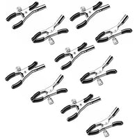 10pc Make Your Own Metal Nipple Clamps Clips Bondage Fetish Flirt Sex for Women