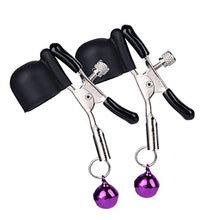 Load image into Gallery viewer, Nipple Clamps for Sex, Vibrating Nipple Clamps, Nipple Clamps for Sex Pleasure for Women, Suitable for Ladies Own Use and Flirting with Couples (1 Pair)
