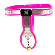 Load image into Gallery viewer, LESOYA Male Stainless Steel Chastity Belt Adjustable T-Type BDSM Bondage Briefs Restraint Device with Cock Cage
