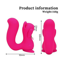 Load image into Gallery viewer, Squirrel Squirrel Vibrator for Women Squirrel Vibrator and Air Pulse Stimulator, Sucking Pressure Wave Technology, Waterproof, Rechargeable, Personal Toy Vibrator for Women and Partner Couples
