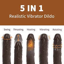 Load image into Gallery viewer, Rotating Realistic Dildo Vibrator with Suction Cup, Realistic Silicone Vibrating Dildo with 10 Speeds &amp; Boost Modes, 8.6 Inch G Spot Personal Adult Toys Sex Vibrator for Female
