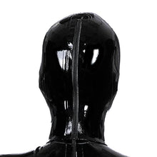 Load image into Gallery viewer, Latex Hood Mask Women&#39;s Rubber Full Face Party Mask with with Big Eyes Nose and Mouth Zipped Latex Mask (S, 0.6mm-zipper)
