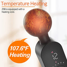 Load image into Gallery viewer, Heatable Handheld Vibrator - Powerful Personal Wand Massager - 42C(107.6F) Constant Temperature - Magnetic Suction Charging - 6 Patterns &amp; 12 Speeds Digital Display
