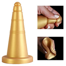 Load image into Gallery viewer, FST Super Soft Liquid Silicone Anal Plug Ice Cream Cones Exterior Design Adult Toy Vaginal Massage Prostate Stimulation Double Use Butt Plug for Man Woman Couple Masturbation Dildo Sex Toy (S)
