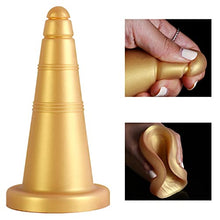 Load image into Gallery viewer, FST Super Soft Liquid Silicone Anal Plug Ice Cream Cones Exterior Design Adult Toy Vaginal Massage Prostate Stimulation Double Use Butt Plug for Man Woman Couple Masturbation Dildo Sex Toy (XL)
