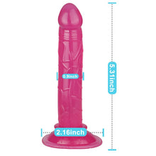 Load image into Gallery viewer, Mini Pink Silicone Suction Cup Realistic Classic Dick Wand with Strong Suction for Men and Women
