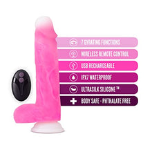 Load image into Gallery viewer, Blush Neo Elite Roxy | 8 Inch Gyrating Dildo | Remote Control &amp; Suction Suction Cup for Hands-Free Play | Ultrasilk Silicone | Harness Compatible for P-Spot &amp; G-Spot Stimulation | Waterproof | Pink
