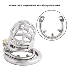 Load image into Gallery viewer, Jefisry Men&#39;s Chastity Device Stainless Steel Chastities Cage Lock for Men J0250 50mm
