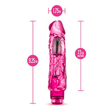 Load image into Gallery viewer, Blush Wild Ride - 9&quot; Long Soft Large 2&quot; Thick Realistic Vibrating Dildo - Multi Speed Powerful Vibrator - IPX7 Waterproof - Body Safe Materials - Adult Pleasure Sex Toy for Women Men Couples - Pink
