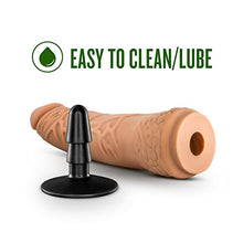 Load image into Gallery viewer, Blush Hexanite Realistic Silicone Dildo - 7.5&quot; Length and 2&quot; Width - Compatible with All Lock On Systems - Removable Suction Cup for Hands Free Play and Accessibility - Ultrasilk Smooth Sex Toy
