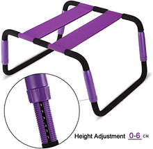 Load image into Gallery viewer, Moonight Adjustable Folding Chair Portable Posture Assist Chair Couples Stool Multifunction Detachable Stool Elastic Waterproof Furniture for Bedroom Bathroom Bear Weight up to 300 pounds (Purple)
