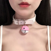 Load image into Gallery viewer, Collar Band Sexy Metal Bell Faux Leather Comfortable Neck Belt for Bedroom Collar Band,Gifts For Her
