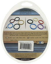 Load image into Gallery viewer, Nitrile 5pk Crings Blk Wht Red Blue Purp
