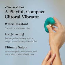 Load image into Gallery viewer, goop Wellness Viva La Vulva Vibrator | Discreet Vibrator for Clitoral Stimulation | 3 Intensities &amp; 7 Vibrating Patterns | Rechargeable Vibrator | Waterproof Vibrator | Phthalate, Latex, &amp; BPA Free
