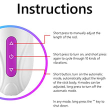 Load image into Gallery viewer, G Spot Rabbit Vibrator with Heating Function,Sex Toys for Clitoris,Waterproof Vibrator with 9 Powerful Vibrations Dual Motor Stimulator for Women or Couple Fun (Purple white9)
