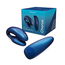 Load image into Gallery viewer, We-Vibe Chorus Couples Vibrator Remote &amp; App Controlled Wearable Vibrating Smart Sex Toy for Him &amp; Her, Cosmic Blue
