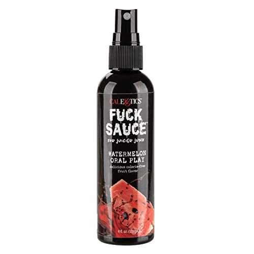 CalExotics F*ck Sauce Watermelon Flavored Oral Play  Water Based Edible Oral Enhancer Spray - 4 fl oz