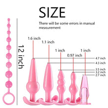 Load image into Gallery viewer, Waterproof Silicone Anales Trainer Set Pleasure Plug Toy for Women Men Anal Plug Stick Training Kit Large Huge Anales Beads -2
