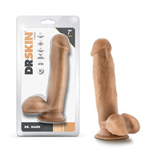 Load image into Gallery viewer, Blush Dr. Skin Realistic 7 Inch Long 1.5 Inch Thick Dildo with Suction Cup Base &amp; Balls Realistic Dildo Soft Real Feel Female Sex Toy Dildo for Beginners Women Men Couples Adult Sex Toy
