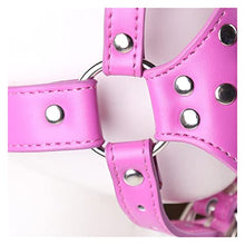 Load image into Gallery viewer, IXOUP Head Harness BDSM Sex Toys for Couples Bondage Restraint Accessories Adult O Ring Mouth Gag with PU Leather (Color : G)
