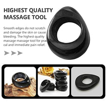 Load image into Gallery viewer, DOITOOL Pro Tools Massaging Ring Ox Horn Ring: Black Foot Massage Finger Rings Acupressure Ring Tool Foot Scraper Rings for Adult
