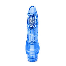 Load image into Gallery viewer, Blush Fantasy Vibe - 8.5&quot; Long Realistic Vibrating Dildo Vibrator - 2&quot; Thick - Soft Lifelike Feel - Strong Variable Speed Vibrations - IPX7 Waterproof - Body Safe Sex Toy for Women - Clear Blue
