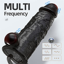 Load image into Gallery viewer, +7sueflly Vibrating Penis Extender Sleeve with 10 Vibration Modes, Penis Sleeve Vibratior Penis Enlarger Device with Penis Ring, Male Penis Extension Sleeve for Sex, Adult Sex Toys (Transparent)
