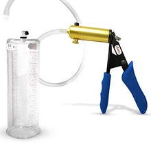 Load image into Gallery viewer, LeLuv Ultima Blue Penis Pump Ergonomic Silicone Grip 9&quot; Length - 3.00&quot; Cylinder Diameter
