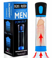 Penis Pump, Electric Penis Vacuum Pump - Automatic Vacuum Penis Enlargement Extend Pump with 3 Suction - Men Sex Toys - Pumps & Enlargers, Penis Pump for Male Masturbation - Sex Toy Blue