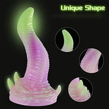 Load image into Gallery viewer, Luminous Animal Dildo, 8.27 Inch Realistic Elepant Dildo Anal Plug Dildo Adult Sex Toy for Women Glowing Dildo with Suction Cup
