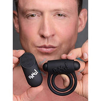 Bang Bang Remote Control 28X Vibrating Cock Ring & Bullet - Purple