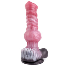 Load image into Gallery viewer, Women Dildo Realistic Wolf Dildo Knotted 10.43 Inch Suction Cup Dildo Sex Toy for Women Men Couple Big Knot Thick Flexible Mix Color - M Red
