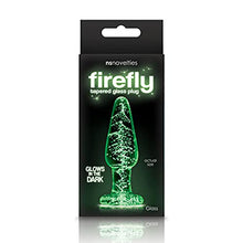 Load image into Gallery viewer, Adult Sex Toys Firefly Glass Tapered Plug Small Clear
