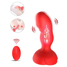 Load image into Gallery viewer, Anal Butt Plug Sex Toys Rose Sex Stimulator for Women, Vibrating Butt Anal Plugs, Remote Control Buttplug Thruster Massage Vibrator with 10 Modes &amp; Red Rose Base, 2023 New Waterproof Silicone SM Toy
