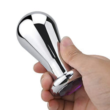 Load image into Gallery viewer, Stainless Steel Big Anal Plug Bulb Shape Jewelry Butt Plug Trainer Set Anal Massager Sex Toy for Men Women (S)
