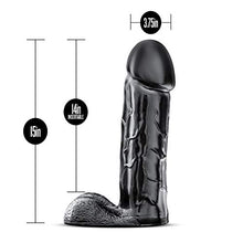 Load image into Gallery viewer, Blush Jet Brutalizer Giant Realistic Dildo, Sex Toy for Men, Sex Toy for Adults, Carbon Metallic Black
